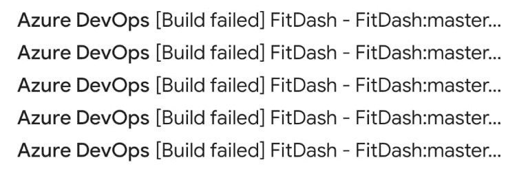 Build Failures